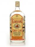 A bottle of Gordon's London Dry Gin 1.125L - 1970s (Low Fill Level)