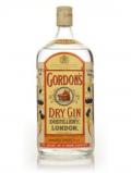 A bottle of Gordon's London Dry Gin 1.125l - 1970s