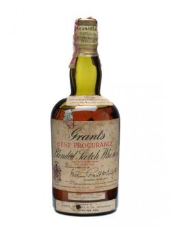 Grant's 12 Year Old / Best Procurable / 1930s Blended Scotch Whisky