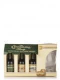 A bottle of Connemara Miniature Glass Pack