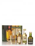 A bottle of Cooley Collection Irish Whiskey Miniatures 4-pk