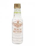 A bottle of Fee Brothers Peach Bitters