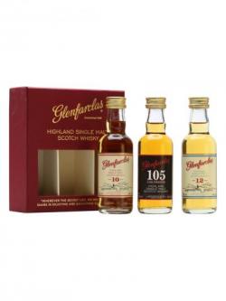 Glenfarclas Miniature Gift Pack / 10, 12 Year Old& 105 Speyside Whisky