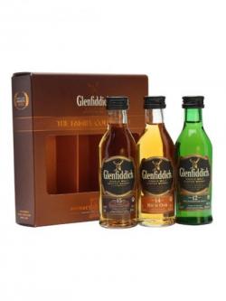 Glenfiddich Family Collection / 12, 14& 15 Year Old / 3x5cl Speyside Whisky