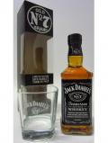 A bottle of Jack Daniels Limited Edition 35cl Branded Tumbler Gift Set