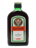 A bottle of Jagermeister Liqueur / Small Bottle
