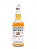 A bottle of Heaven Hill Kentucky Straight Bourbon Whiskey