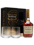 A bottle of Hennessy VS Cognac / 2 Glass Pack