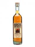 A bottle of High West Double Rye Straight Rye Whiskey