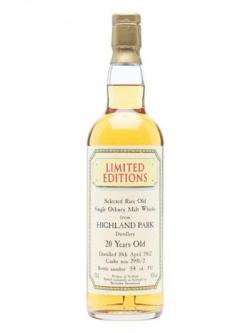 Highland Park 1962 / 20 Year Old / Blackadder Island Whisky