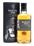 A bottle of Highland Park Leif Eriksson Island Single Malt Scotch Whisky