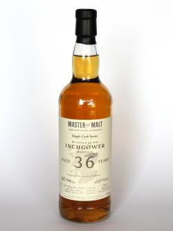 Inchgower 36 year Single Cask Master of Malt Front side