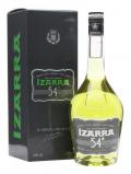 A bottle of Izarra 54 Liqueur