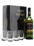 A bottle of Jameson Select Reserve + 4 Glasses / Gift Pack Blended Irish Whiskey
