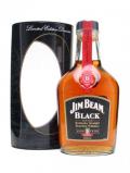 A bottle of Jim Beam Black Label Decanter Kentucky Straight Bourbon Whiskey