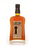 A bottle of John E. Fitzgerald Larceny Kentucky Straight Bourbon