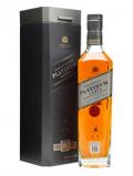 A bottle of Johnnie Walker 18 Year Old Platinum Label Blended Scotch Whisky