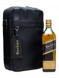 A bottle of Johnnie Walker Blue / Greg Norman Golf Shoe Bag Blended Scotch Whisky