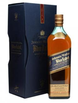 Johnnie Walker Blue Label / Old Presentation / Litre Bottle Blended Whisky