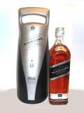 A bottle of Johnnie Walker's Black Label Vodafone McLaren Mercedes L.E.