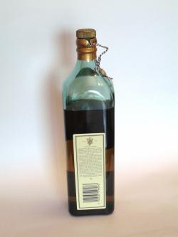 Johnnie Walker's Blue Label Back side