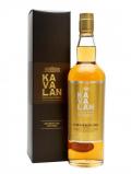 A bottle of Kavalan Bourbon Oak Taiwanese Single Malt Whisky