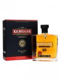 A bottle of Kilbeggan 18 Year Old Irish Whiskey Blended Irish Whiskey