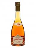 A bottle of Lindisfarne Wild Peach Liqueur