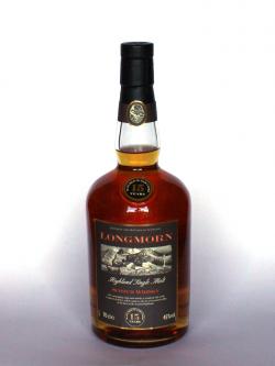 Longmorn 15 Year Old Speyside Single Malt Scotch Whisky Front side
