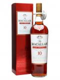 A bottle of Macallan 10 Year Old Cask Strength / 1 Litre Speyside Whisky