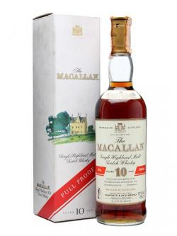 Macallan 10 Year Old / Full Proof / Bot.1990s Speyside Whisky