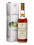 A bottle of Macallan 10 Year Old / Sherry / Bot.1990s Speyside Whisky