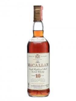 Macallan 10 Year Old / Sherry Cask / Bot.1980s Speyside Whisky
