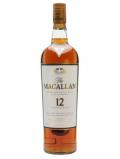 A bottle of Macallan 12 Year Old / Sherry Oak / Magnum Speyside Whisky