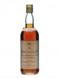 A bottle of Macallan 1962 / 100' Proof Speyside Single Malt Scotch Whisky