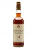 A bottle of Macallan 1980 / 18 Year Old / Gran Reserva Speyside Whisky