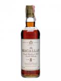 A bottle of Macallan 8 Year Old / Bot 1980s Speyside Single Malt Scotch Whisky