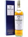 A bottle of Macallan Fine Oak 18 Year Old Speyside Single Malt Scotch Whisky