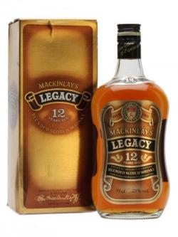 Mackinlay's 12 Year Old / Legacy / Bot.1980s Blended Scotch Whisky