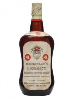 Mackinlay's Legacy 12 Year Old / Bot.1960s Blended Scotch Whisky