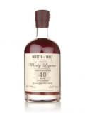 A bottle of Master of Malt 40 Year Old Speyside Whisky Liqueur