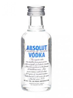 Absolut Blue Vodka Miniature