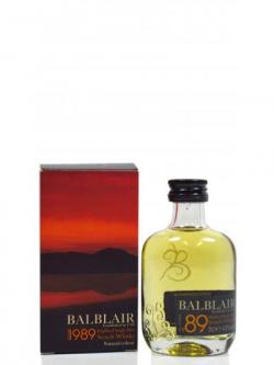 Balblair Single Highland Malt Miniature 1989