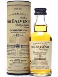 A bottle of Balvenie 12 Year Old / Doublewood Miniature