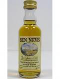 A bottle of Ben Nevis Single Highland Malt Miniature 10 Year Old 1652