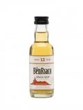 A bottle of Benriach 12 Year Old / Miniature Speyside Single Malt Scotch Whisky