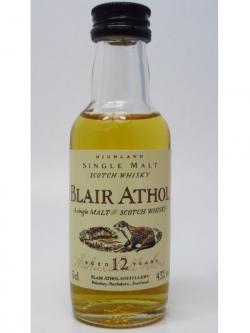 Blair Athol Highland Single Malt Miniature 12 Year Old