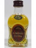 A bottle of Cardhu Speyside Single Malt Miniature 12 Year Old