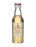 A bottle of Dewar's White Label Miniature Blended Scotch Whisky Miniature