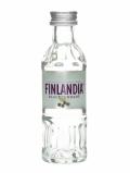 A bottle of Finlandia BlackCurrant Vodka Miniature